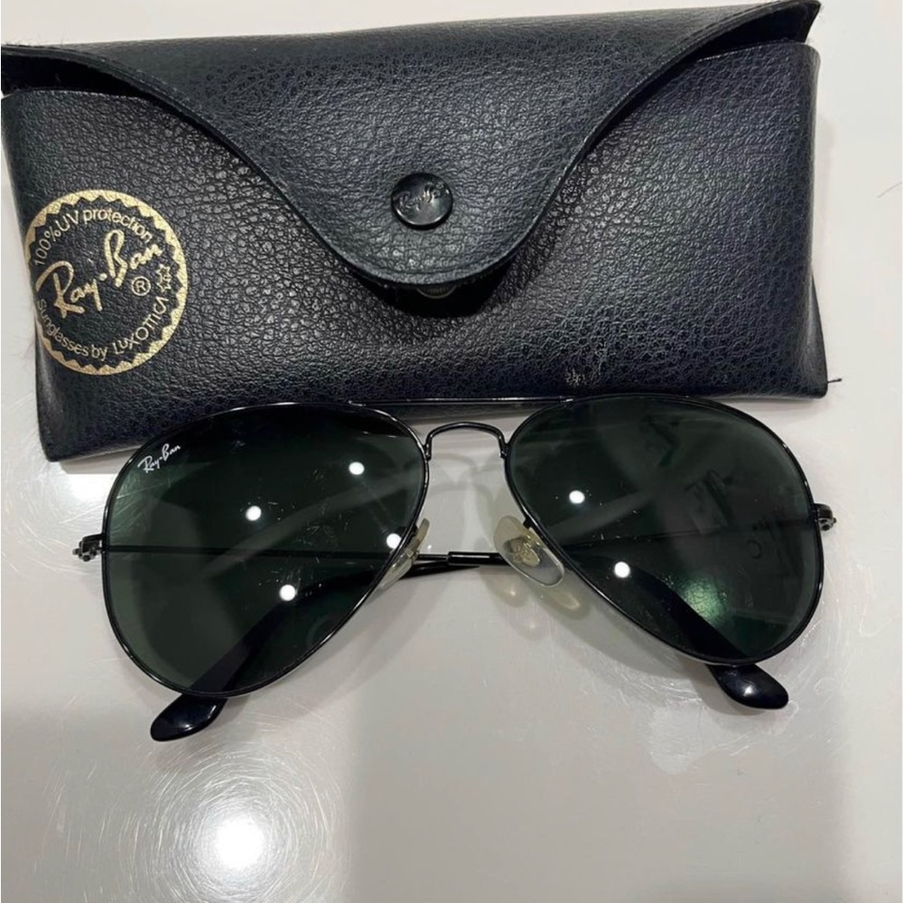 Authentic Raybans- good condition with minor surface scratches